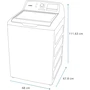 Miniatura de Mabe - Lavadora Automática Aqua Saver Green 22 kg Diamond Gray - LMH72211WDAB0