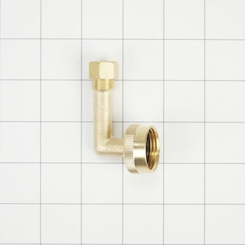 Imagen 4 de Whirlpool W10685193 Elbow Hose Fitting 3/4" x 3/8" Brass para Lavavajillas