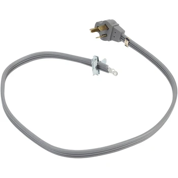 Imagen de referencia para Whirlpool PT220L Cable de Alimentación Eléctrica Original para Secadoras 4 Pies 3 Hilos 30 Amperios Gris - Sustituye 211053, 3389955, 4319131, 4392905, 4392905R, 661592, 687104, 694044, 694045, PS4075045, W10830966