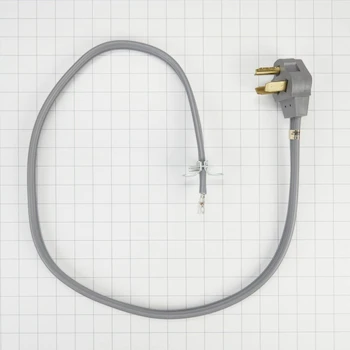 Imagen 2 de Whirlpool PT220L Cable de Alimentación Eléctrica Original para Secadoras 4 Pies 3 Hilos 30 Amperios Gris - Sustituye 211053, 3389955, 4319131, 4392905, 4392905R, 661592, 687104, 694044, 694045, PS4075045, W10830966