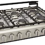 Miniatura de Estufa de Gas Whirlpool Empotrable 30" con 6 Quemadores Gris modelo WER-3000D