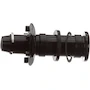 Miniatura de Cambro 64003 Kit de Boquilla Estándar de Nylon Negro con Anillo C, Arandela Plana, Arandela de Fibra y Tuerca Hexagonal para Camtainer, Ultra Camtainer y CamServer