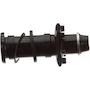 Miniatura de Cambro 64003 Kit de Boquilla Estándar de Nylon Negro con Anillo C, Arandela Plana, Arandela de Fibra y Tuerca Hexagonal para Camtainer, Ultra Camtainer y CamServer