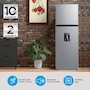 Miniatura de Refrigerador Automático Midea Top Mount Smart Sensor Lake Silver 10 Pies Cúbicos con Dispensador de Agua MDRT385MTM50W
