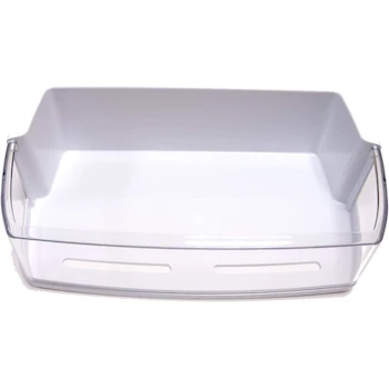 Imagen de referencia para LG OEM Parte Original: AAP73631502 - Compartimiento del Estante de la Puerta del Refrigerador (Derecha), Ensamblaje de la Canasta, 14” x 7.50” x 3.5”, Blanco