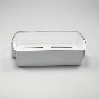 Imagen 2 de LG OEM Parte Original: AAP73631502 - Compartimiento del Estante de la Puerta del Refrigerador (Derecha), Ensamblaje de la Canasta, 14” x 7.50” x 3.5”, Blanco