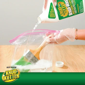 Imagen 2 de Rust-Oleum KRUD KUTTER BW32 - Limpiador y Renovador de Cepillos y Rodillos para Pintura, Biodegradable a Base de Agua, 32 Onzas (946 ml)