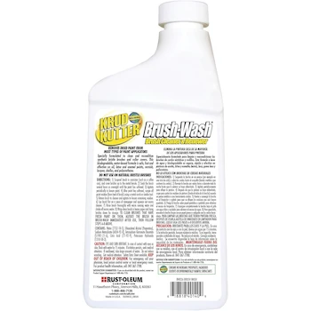 Imagen 3 de Rust-Oleum KRUD KUTTER BW32 - Limpiador y Renovador de Cepillos y Rodillos para Pintura, Biodegradable a Base de Agua, 32 Onzas (946 ml)
