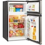 Miniatura de Cuisinart Mini Refrigerador CCF-31ES Frigobar Compacto Silver Refrigerador Pequeño con Congelador de Acero Inoxidable 86 Litros