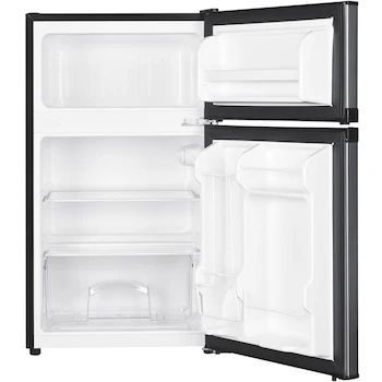 Imagen 3 de Cuisinart Mini Refrigerador CCF-31ES Frigobar Compacto Silver Refrigerador Pequeño con Congelador de Acero Inoxidable 86 Litros