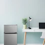 Miniatura de Cuisinart Mini Refrigerador CCF-31ES Frigobar Compacto Silver Refrigerador Pequeño con Congelador de Acero Inoxidable 86 Litros