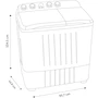 Miniatura de Hisense WSA2001P - Lavadora Semiautomática de 2 Tinas, 20 kg de Lavado y 8 kg de Centrifugado, Color Blanco