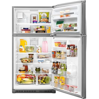 Imagen 2 de Refrigerador Whirlpool 22 Pies Cúbicos Top Mount 2 Puertas Gris Modelo WT-2150S