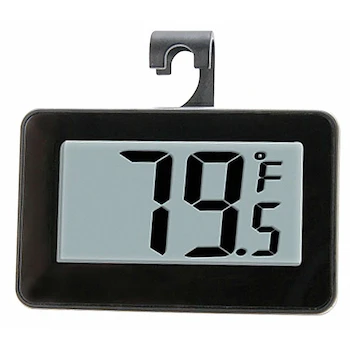 Imagen de referencia para Taylor 1443 Pro Series - Termómetro Digital para Refrigerador/Congelador, Pantalla LCD Grande, Rango -20°C a 60°C, Tamaño 4 x 3.2 x 0.6 pulgadas