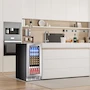 Miniatura de EUHOMY BRU-03 Refrigerador de Bebidas de 15 Pulgadas Bajo Mostrador para 127 Latas, Integrado o Independiente, Color Plateado