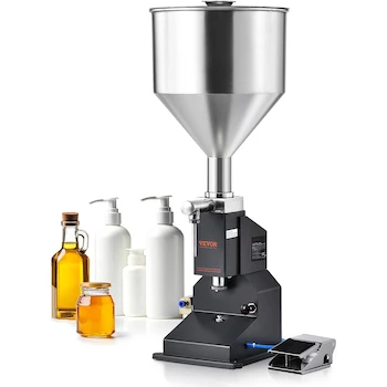 Imagen alusiva al producto VEVOR A02 Máquina de Llenado de Líquidos Pasta Neumática Llenadora de Botellas de Acero Inoxidable SGY-A02 5-50 ml