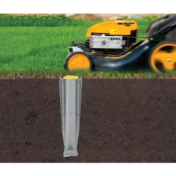 Imagen 2 de BRABANTIA Lift-O-Matic Advance Tendedero Rotativo de Secado para Ropa Exterior 4 Brazos 164 pies (50 m) Gris Metálico