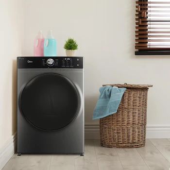 Imagen 2 de Midea MH04D220/S Secadora de Ropa Carga Frontal Titan Dry, Plateado, 22 kg