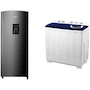 Miniatura de Hisense RR63D6WBX Refrigerador 6.3ft³ + WSA1604P Lavadora 16kg