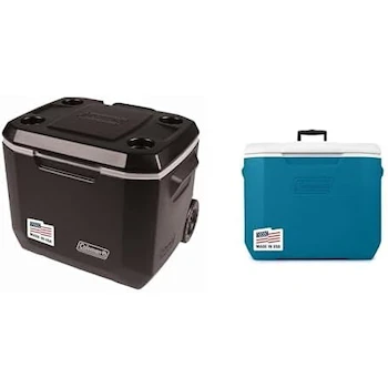 Imagen de referencia para Coleman - Refrigerador Xtreme® de 5 Ruedas de 50 Cuartos de Galón + Hielera Chiller 56 Litros Azul 2160832-AZUL
