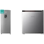 Miniatura de Hisense RR63D6WGX Refrigerador 6.3 Pies con Dispensador de Agua Gris + Hisense RR16D6AGX1 Frigobar 1.6 Pies Color Silver Nueva Plataforma 2022