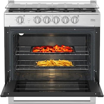 Imagen 4 de Estufa de Empotre Mabe XOC80800CT3 Acero Inoxidable 80 cm (30 pulgadas) con Horno de 126.6 L