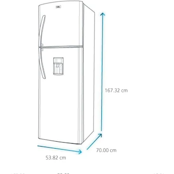 Imagen 2 de Mabe Refrigerador Automático 250 L Inox Mate Plata Modelo RMA250FYMRM0
