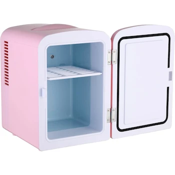 Imagen 3 de Hukën Mini Refrigerador FRESHLUX 4L Rosa Portátil Compacto