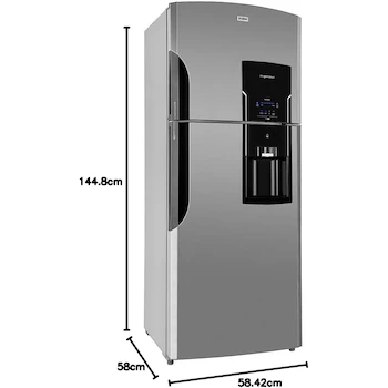 Imagen 2 de Mabe Refrigerador Top Mount 510 L Inoxidable RMS510IBMRX0
