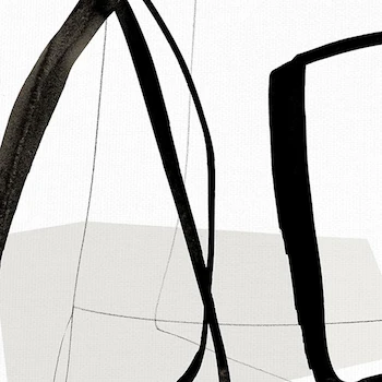 Imagen 4 de Fine Art Tj - Cuadro Decorativo Explorador Matka de Maja Gunnardottir - Lienzo Multicolor Abstracto Embellecido, Tamaño 61 cm x 122 cm