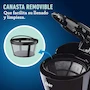 Miniatura de Cafetera Oster® de 5 tazas con filtro permanente BVSTDC05 + Taurus Hervidor de Agua Caronte 2 Lt 1000 W Chico Plata
