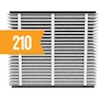 Miniatura de Whirlpool W10790813 Filtro de Agua + Aprilaire 210 Pack de Filtro de Aire Individual para Purificador de Aire (2 Unidades)