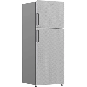 Imagen 3 de Refrigerador Acros con Decorado, Modelo AT-1330D, Color Gris Platina, Capacidad 13 Pies Cúbicos, Top Mount, 2 Puertas, Tamaño 77.4 cm Profundidad x 66 cm Ancho x 170.5 cm Alto