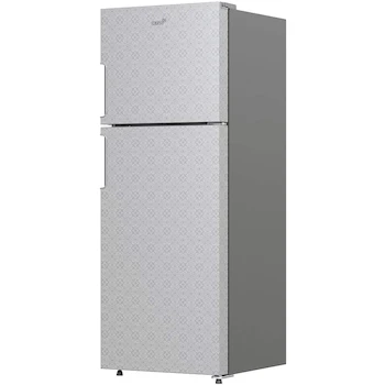 Imagen 4 de Refrigerador Acros con Decorado, Modelo AT-1330D, Color Gris Platina, Capacidad 13 Pies Cúbicos, Top Mount, 2 Puertas, Tamaño 77.4 cm Profundidad x 66 cm Ancho x 170.5 cm Alto
