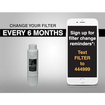Imagen 3 de Whirlpool WHAFFF White UltraEase Kitchen & Bath Under Sink Replacement Water Filter, Size 13" H x 2.2" W x 2.2" D, Capacity 2000 Gallons