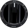 Miniatura de Frigidaire 316544007 Perilla de Control Negra para Quemadores de Estufas Eléctricas y Hornos, Dimensiones 2.5 x 2.5 pulgadas