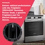 Miniatura de Frigidaire 316544007 Perilla de Control Negra para Quemadores de Estufas Eléctricas y Hornos, Dimensiones 2.5 x 2.5 pulgadas