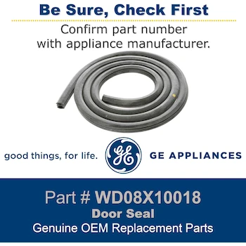 Imagen 2 de GE WD08X10018 - Junta de Tina Original (Gasket Tub) para Lavavajillas GE - Genuina OEM