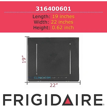 Imagen 2 de Frigidaire 316400601 Panel Inferior para Horno (Panel de Fondo / Suelo del Horno), Negro, para Estufas y Cocinas Eléctricas