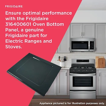 Imagen 5 de Frigidaire 316400601 Panel Inferior para Horno (Panel de Fondo / Suelo del Horno), Negro, para Estufas y Cocinas Eléctricas