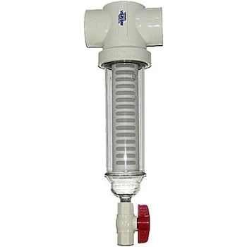 Imagen alusiva al producto KleenWater/Rusco/Vu-Flow Filtro Giratorio de Malla 60 (2-60-F) de 2 Pulgadas con Pantalla de Poliéster para Sedimentos y Arena