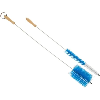 Imagen de referencia para GE Juego de Cepillos Universales para Electrodomésticos Modelo PM14X10056 - Set de 2 Piezas Flexibles: Cepillo de Cerdas Estrechas de 28 Pulgadas y Cepillo de Cerdas Anchas de 35 Pulgadas