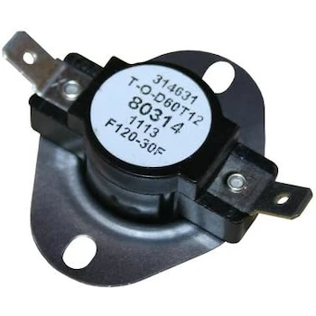 Imagen de referencia para US Stove 80314 F120 Therm-O-Disc - Interruptor de Límite Bajo / Termodisco para Estufas y Hornos de Leña (Automático a 120°F)