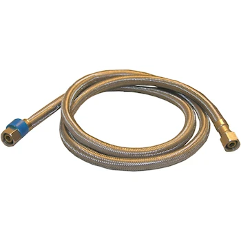Imagen de referencia para LASCO 10-0964 Línea de Suministro de Agua para Lavavajillas 48 pulgadas (121.9 cm), Acero Inoxidable Trenzado, Conexión Compresión Hembra 3/8 pulgadas x 3/8 pulgadas Hembra Compresión