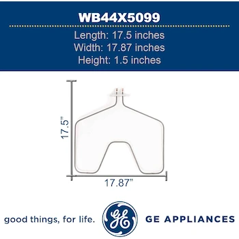 Imagen 2 de Range Kleen 7502 Black Stainless Steel Replacement Oven Bake Element, 17.5 x 18 inches