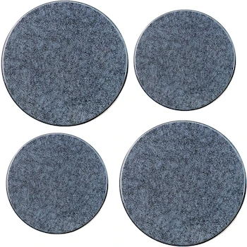 Imagen de referencia para Reston Lloyd Electric Stove Burner Covers, Set of 4, Black Granite, 2 de 8" y 2 de 10", Cubiertas Redondas de Peltre para Estufas Eléctricas