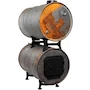 Miniatura de US Stove BKAD500 Kit Adaptador de Estufa de Campamento de Doble Barril de Hierro Fundido Negro