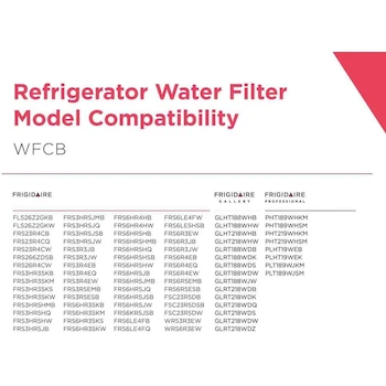 Imagen 3 de Frigidaire PureSource Plus White Water and Ice Refrigerator Filter, Model WFCB, 200 Gallons Capacity, 4.5" x 2.2" x 2.2" Size
