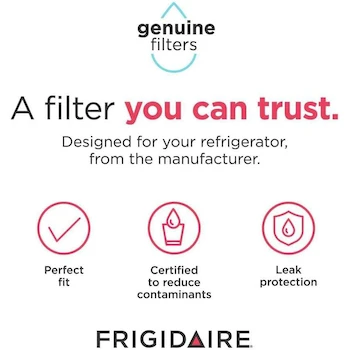 Imagen 5 de Frigidaire PureSource Plus White Water and Ice Refrigerator Filter, Model WFCB, 200 Gallons Capacity, 4.5" x 2.2" x 2.2" Size