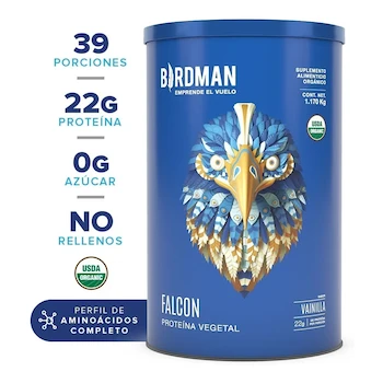Imagen 3 de Birdman Falcon Protein Proteína Vegana Orgánica Vainilla 1.17kg